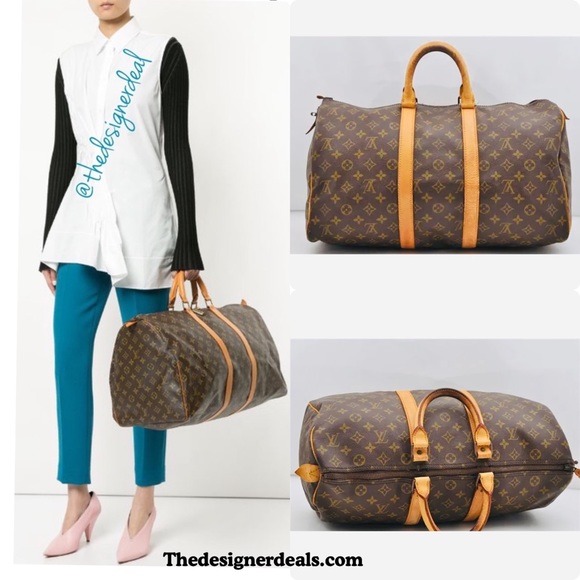 💯% Authentic LOUIS VUITTON Keepall 50 Dufflle Bag - Picture 1 of 13